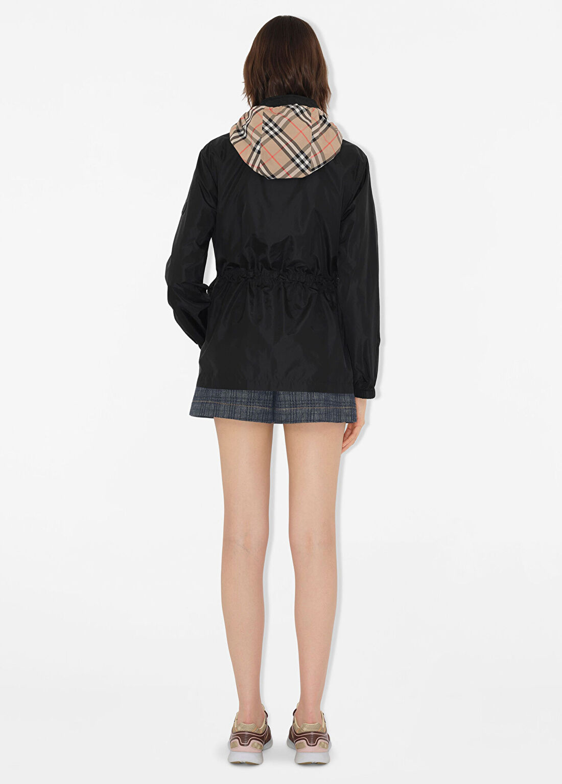 Burberry Siyah Kadın Mont görsel 4
