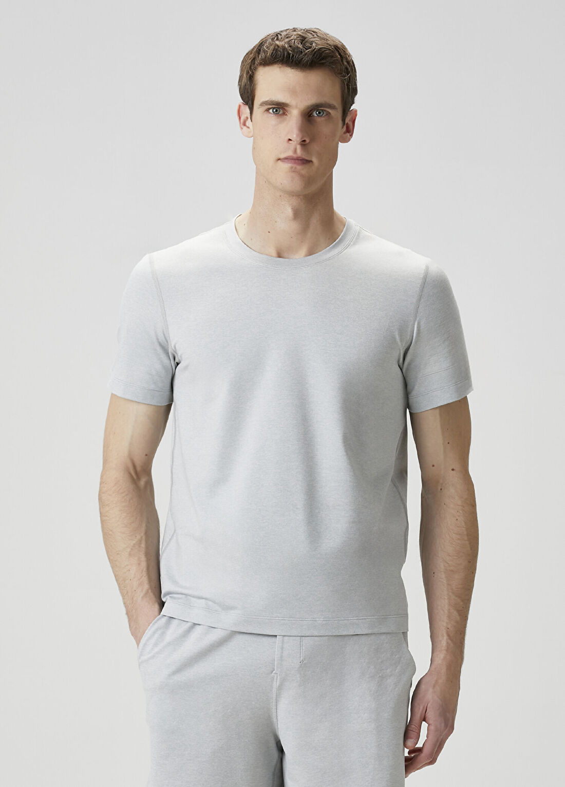 lululemon Gri Jarsey T-shirt