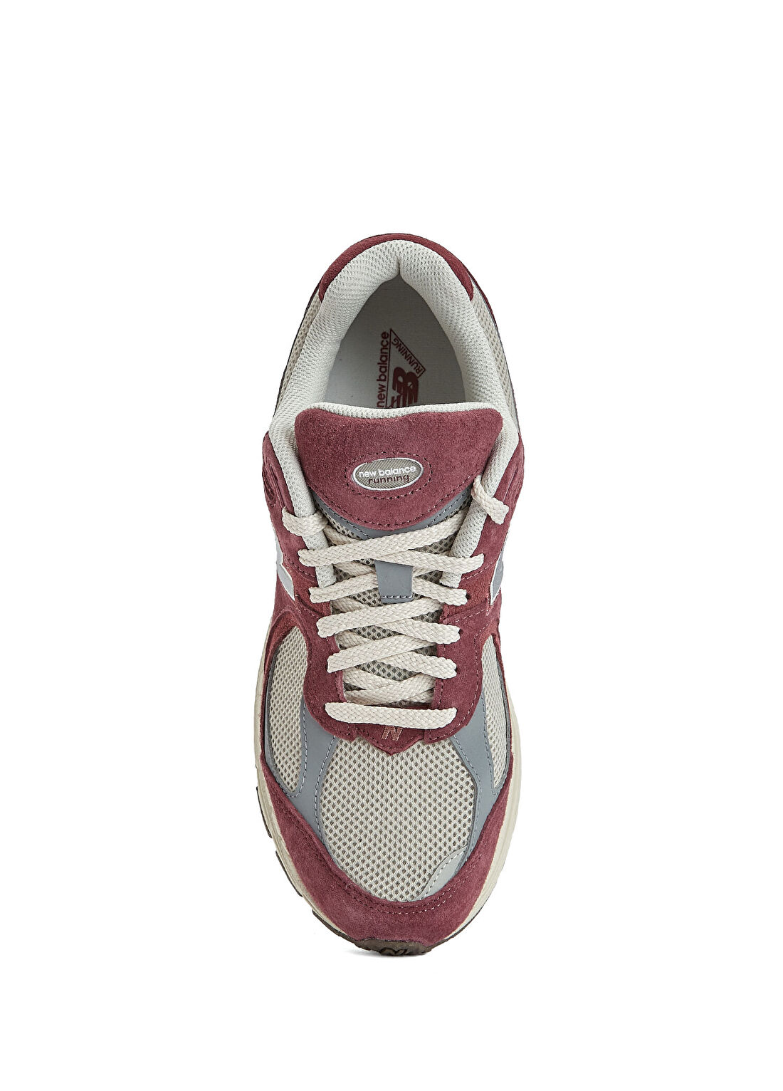 New Balance 2002 Bordo Erkek Deri Sneaker görsel 4
