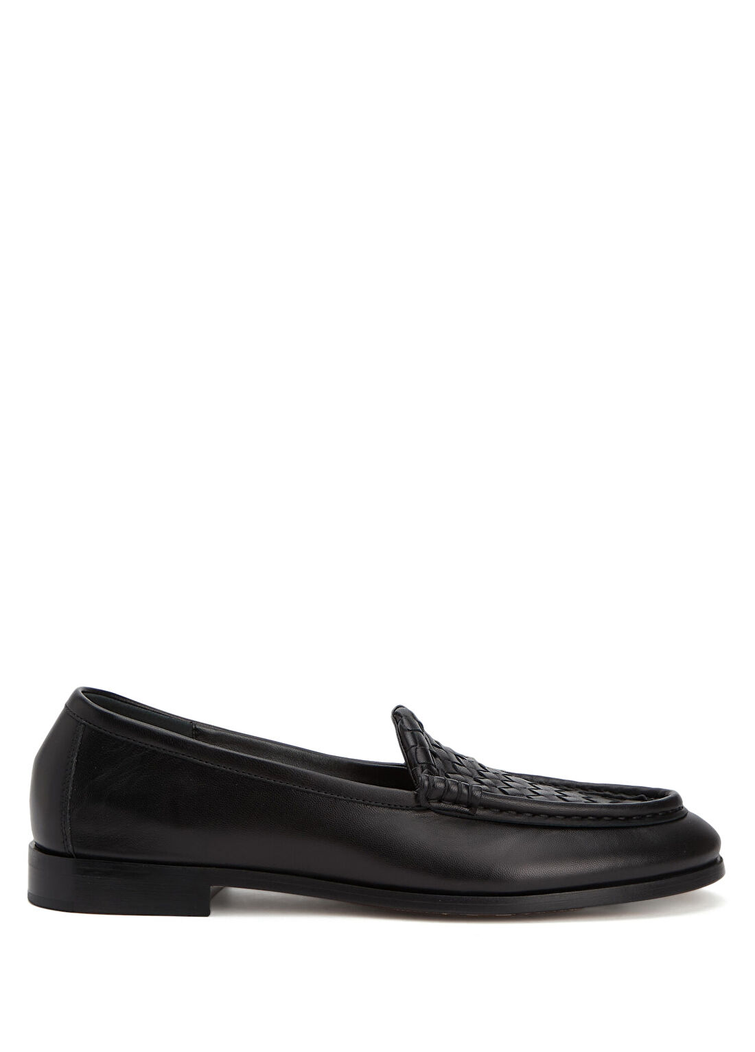 Bottega Veneta Siyah Kadın Deri Loafer