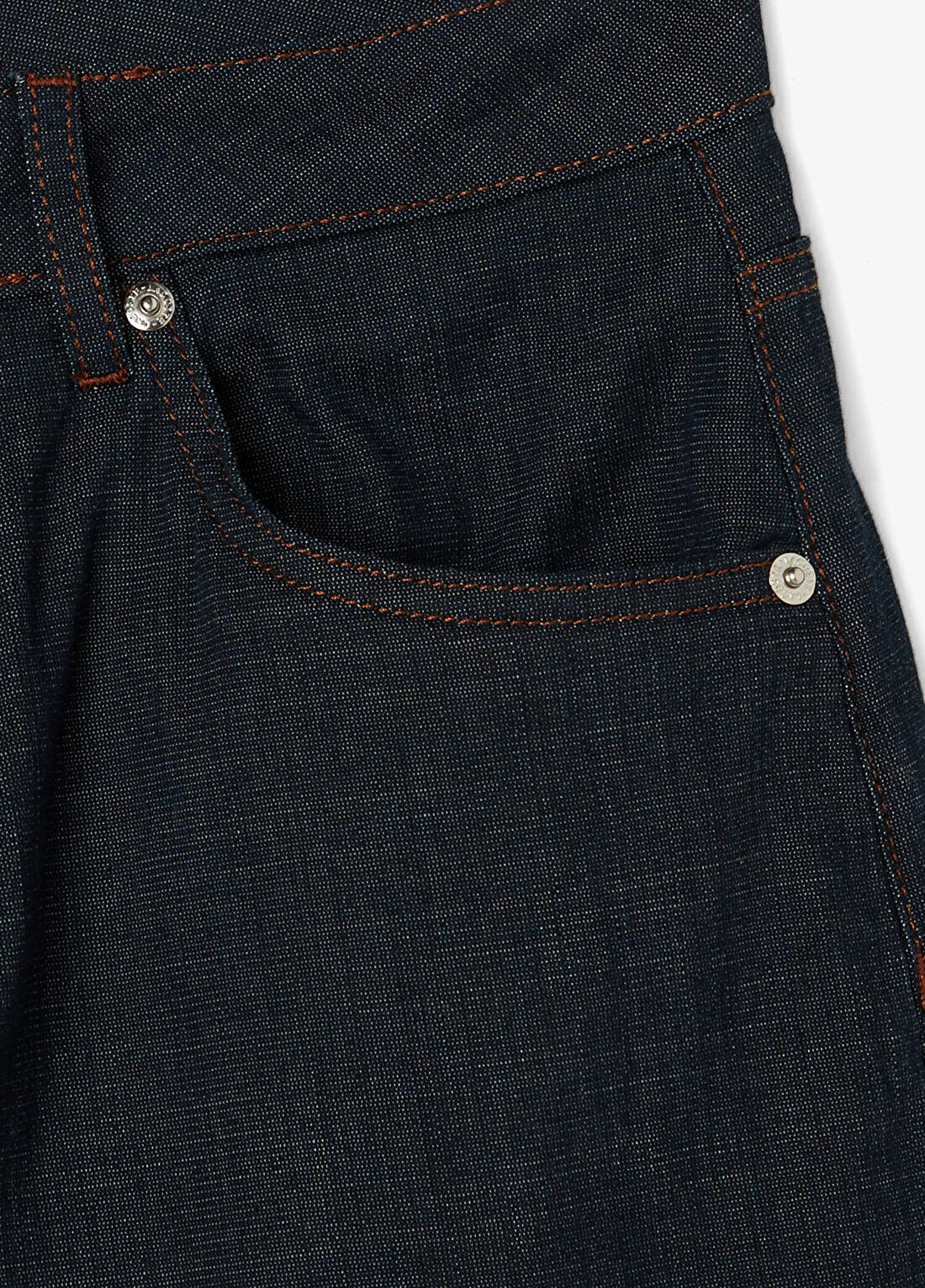 Lacoste Koyu Mavi Regular Fit Kadın Jean Pantolon görsel 4