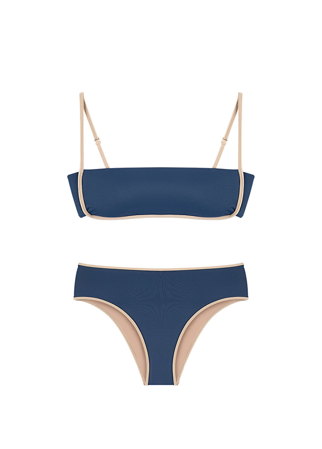 Bia Swimwear Erin Blue Nova Straplez Kadın Bikini Takımı