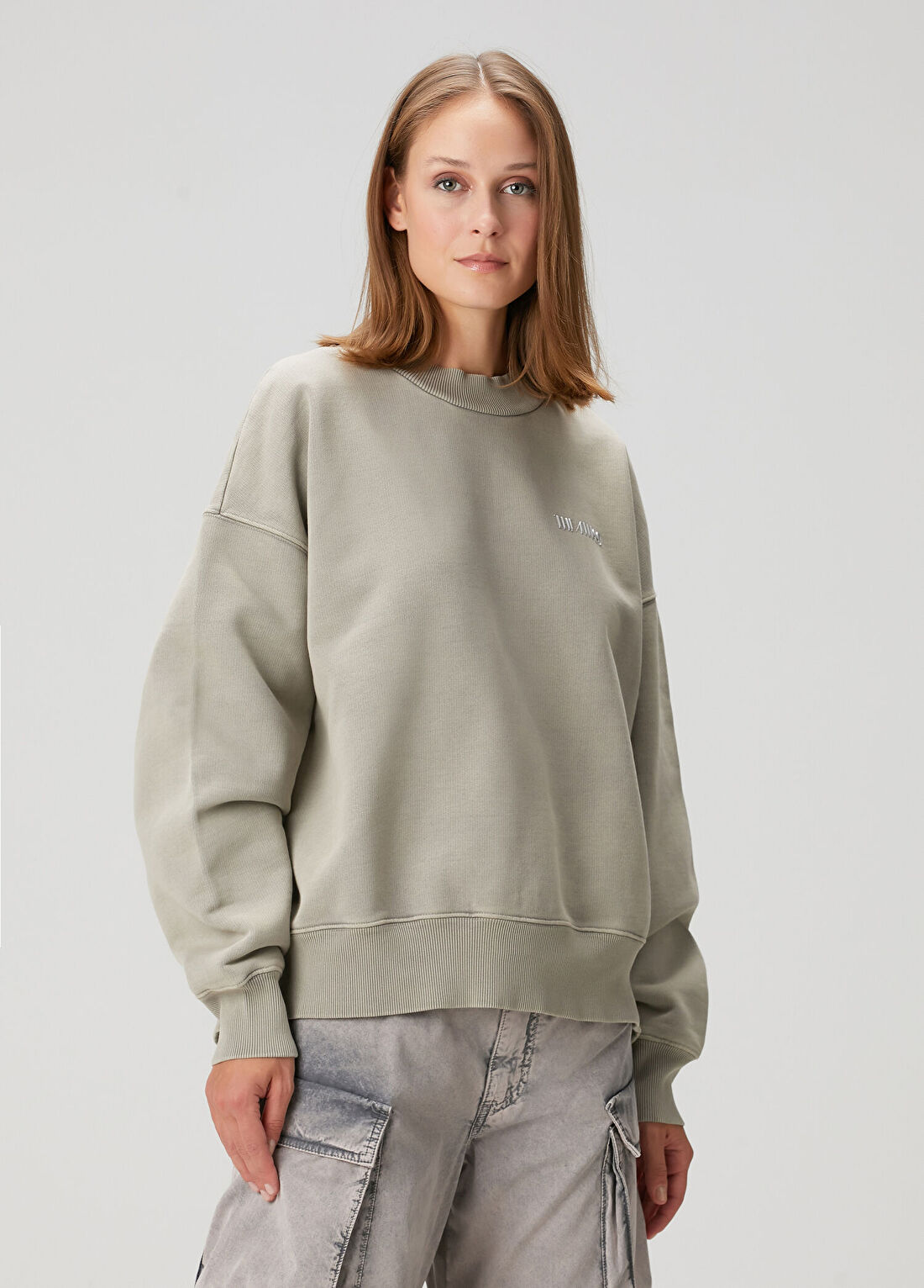 The Attico Gri Sweatshirt