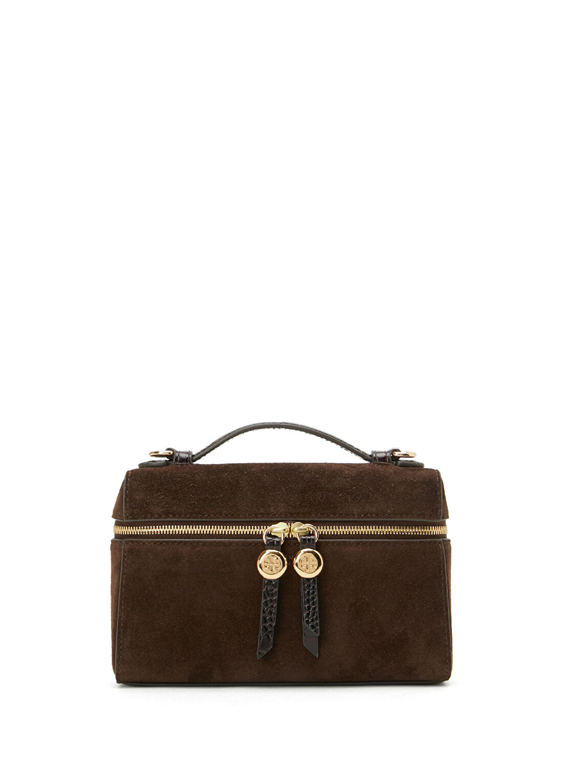 Tory Burch Romy Slim Kahverengi Kadın Süet Çanta