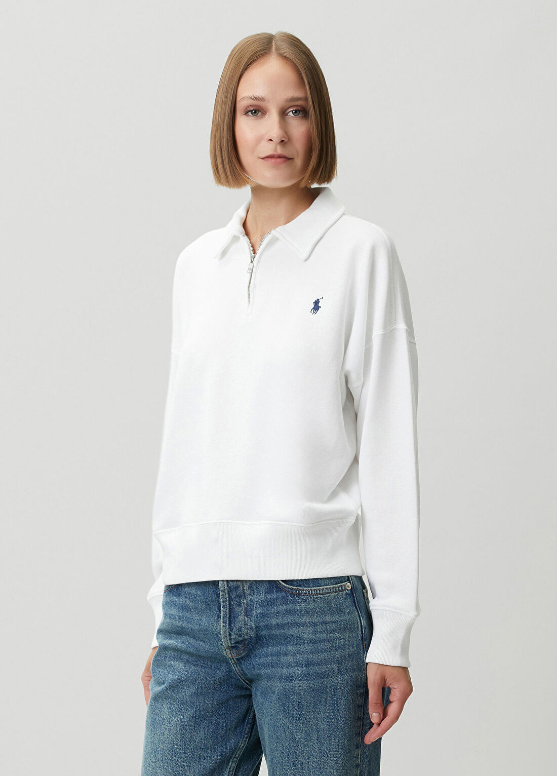Polo Ralph Lauren Beyaz Sweatshirt görsel 3