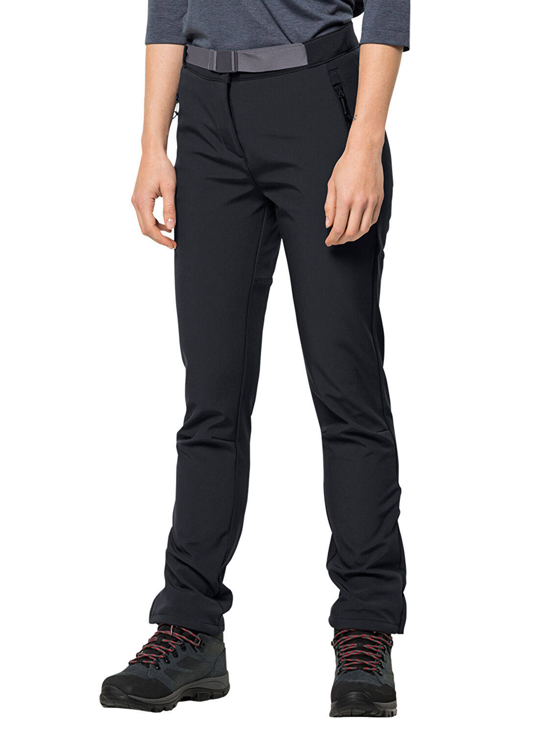 Jack Wolfskin Stollberg Siyah Kadın Outdoor Pantolonu