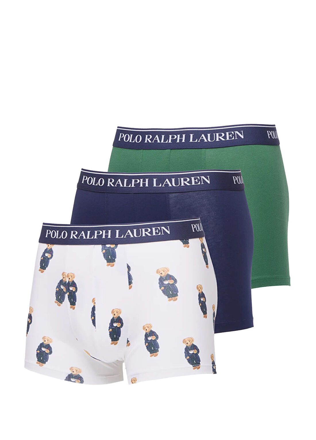 Polo Ralph Lauren 3lü Desenli Erkek Boxer Seti