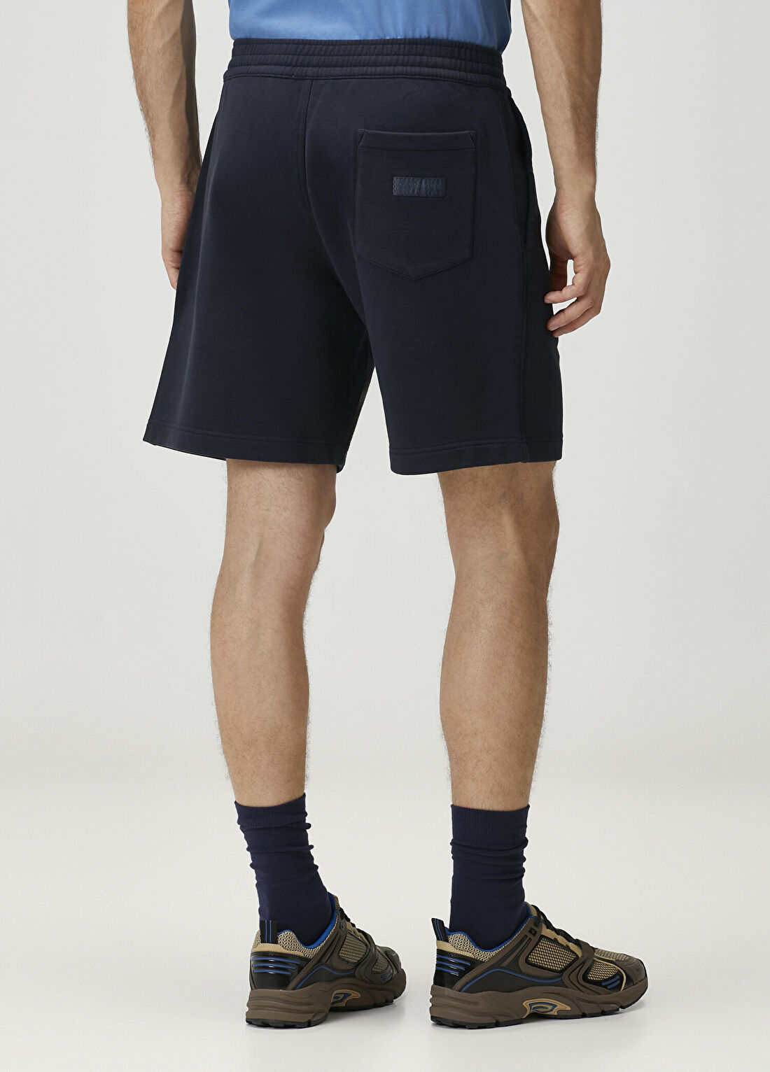 Givenchy Lacivert Logo Patchli Bermuda görsel 3