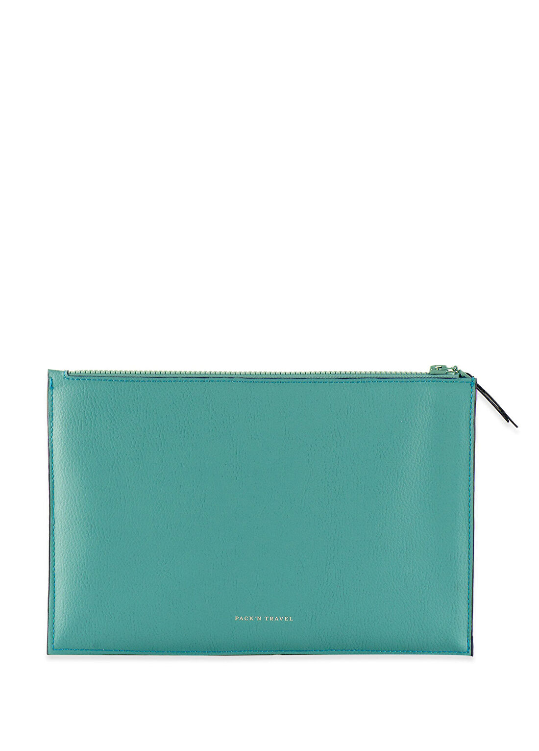 Pack'n Travel Turkuaz Deri Unisex Clutch El Çantası