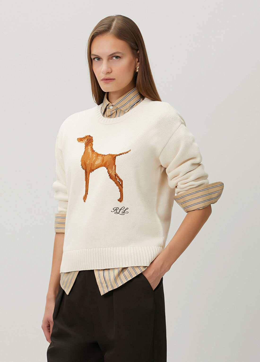 Lauren Ralph Lauren Ekru Kazak
