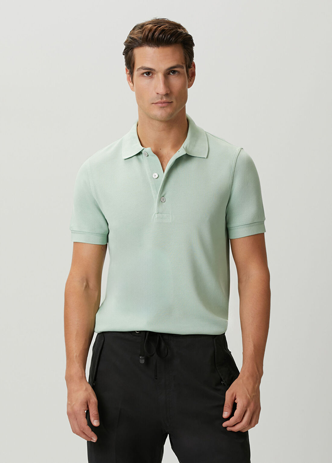 Tom Ford Yeşil Polo Yaka T-shirt