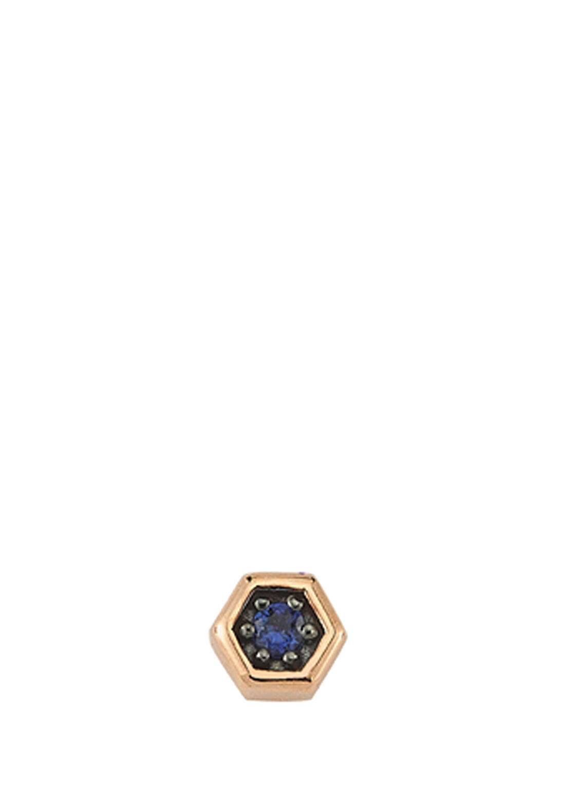 Bee Goddess Honeycomb Kadın Safir Altın Piercing