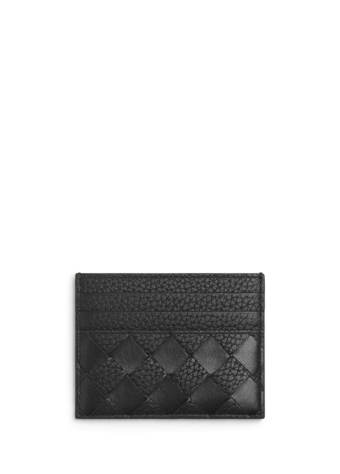Bottega Veneta Siyah Erkek Deri Kartlık