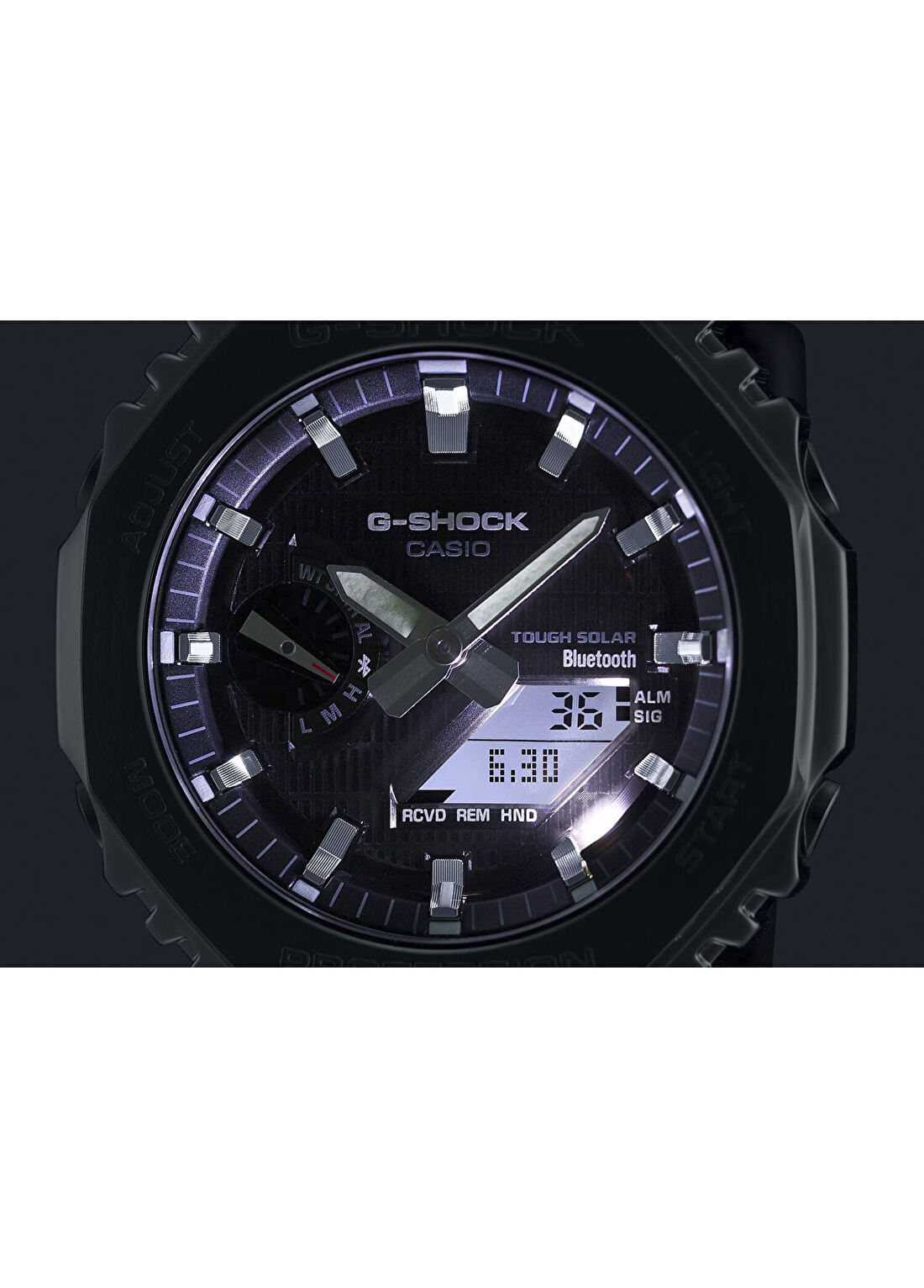Casio G-Shock GBM-2100A-2BDR Siyah Silikon Erkek Kol Saati görsel 3