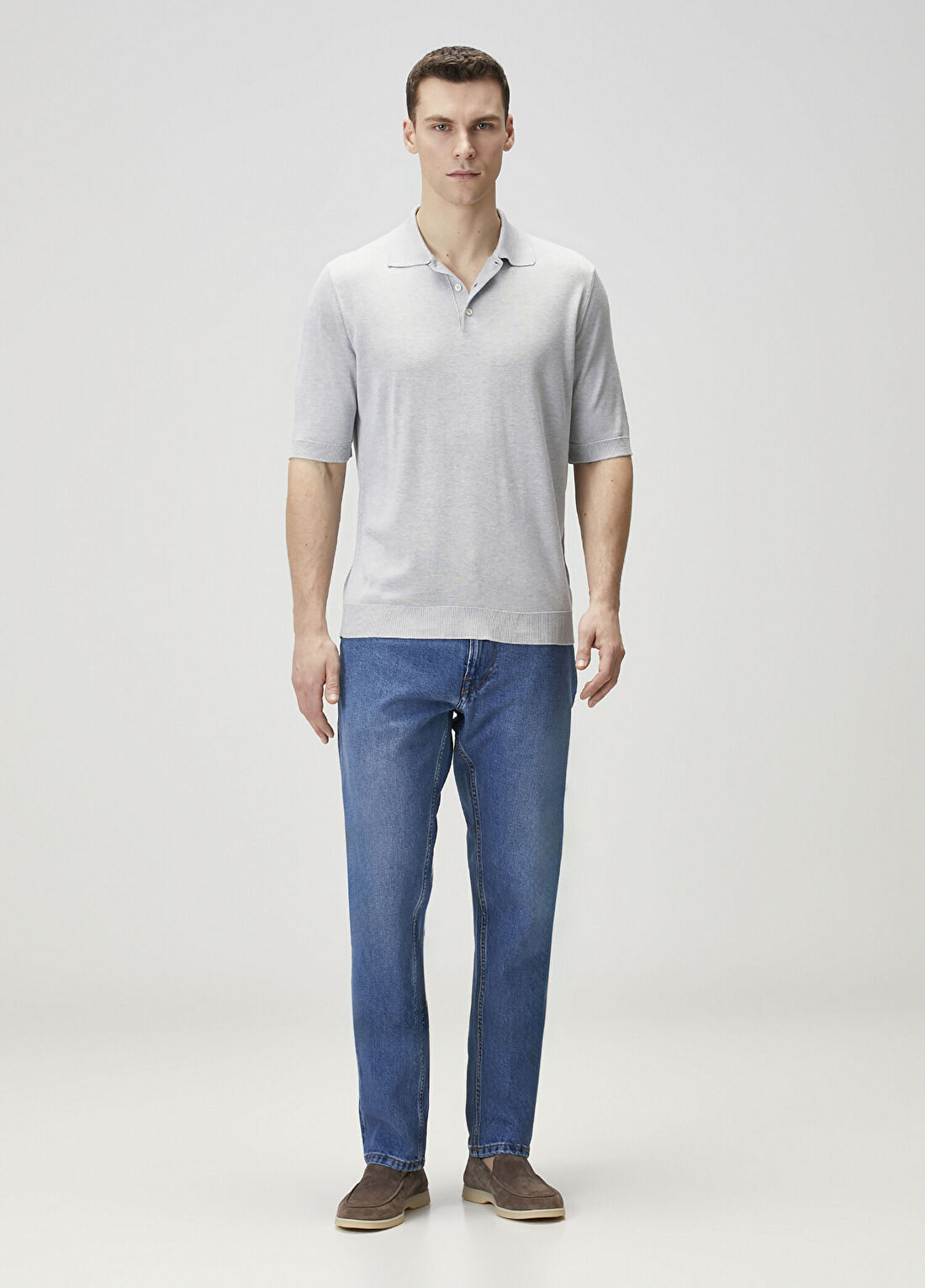 Isaia Koyu Mavi Jean Pantolon