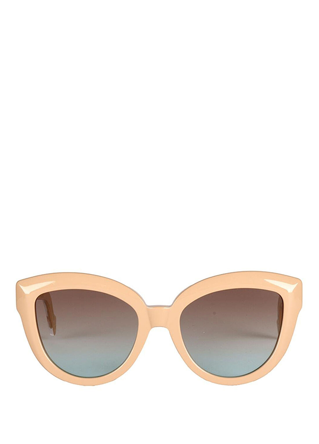 Original Vintage Sunglasses Naples City Nc 04 Ivory Bej Asetat Kadın Güneş Gözlüğü görsel 2