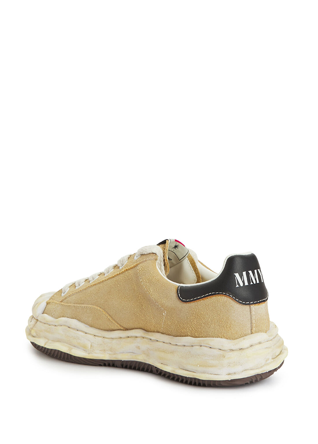 Maison Mihara Yasuhiro Blakey Beyaz Erkek Deri Sneaker görsel 3