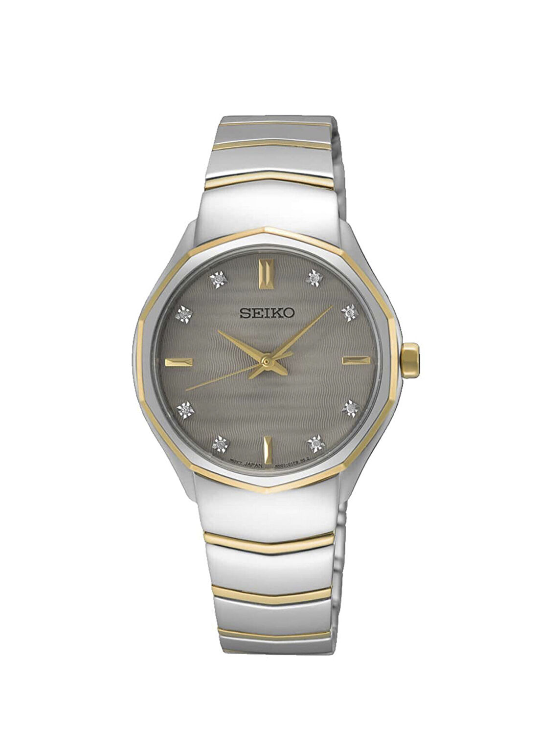 Seiko SEIUR616P Altın Rengi Metalik Gri Çelik Kadın Kol Saati