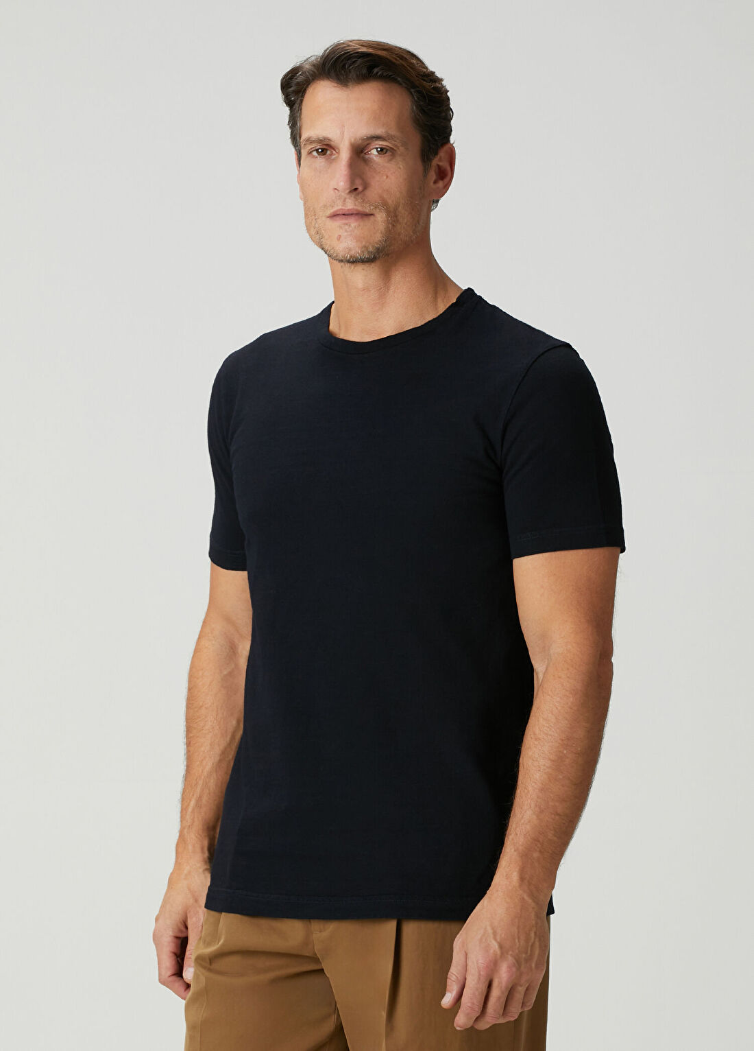 The Row Siyah Basic T-shirt görsel 3