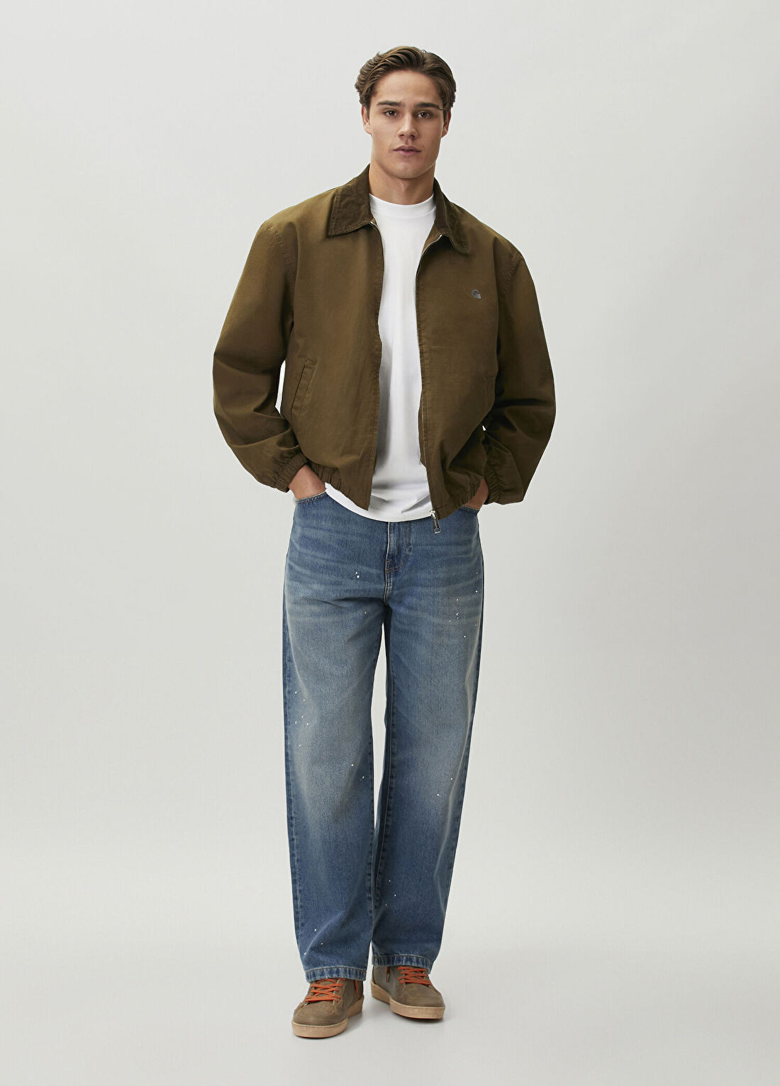 Carhartt WIP Gracious Beyaz Oversize T-shirt görsel 2
