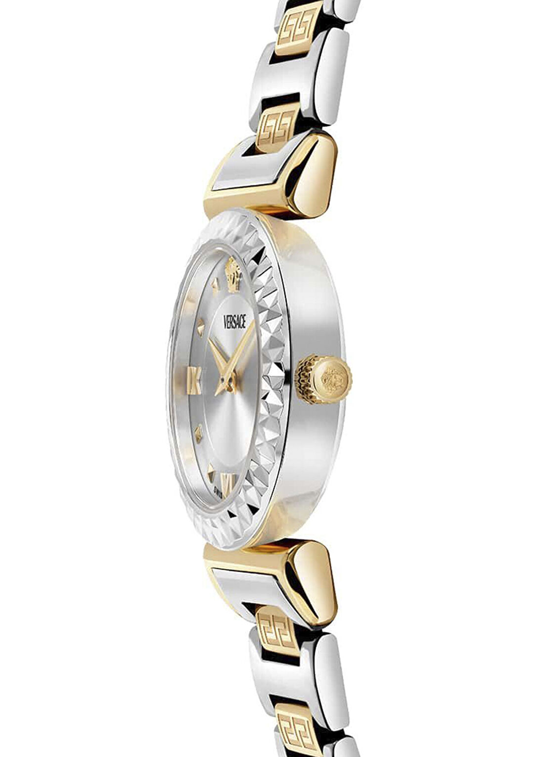 Versace VRSCVEGFA0525 Altın Rengi Metalik Gri Çelik Kadın Kol Saati görsel 2