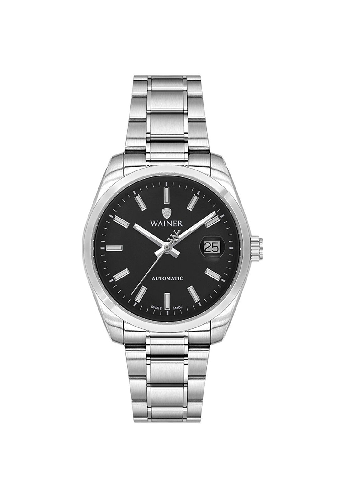 Wainer WA.25600-D Gümüş Metal Erkek Kol Saati