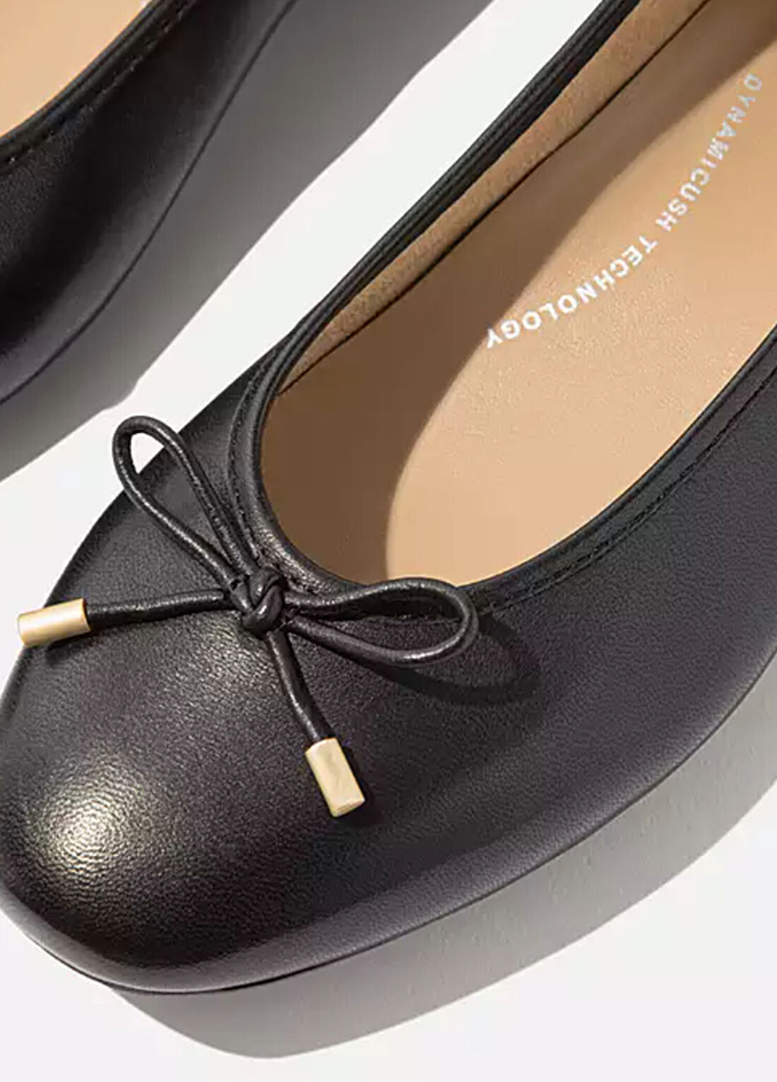 FitFlop Delicato Bow Soft Siyah Deri Kadın Babet görsel 4