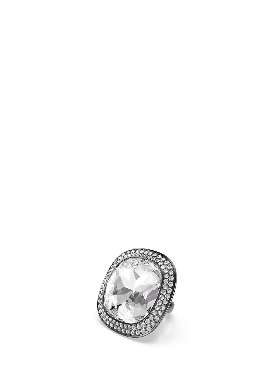 Swarovski Una Ring Xl Cushion Light Cry Bru Kadın Yüzük