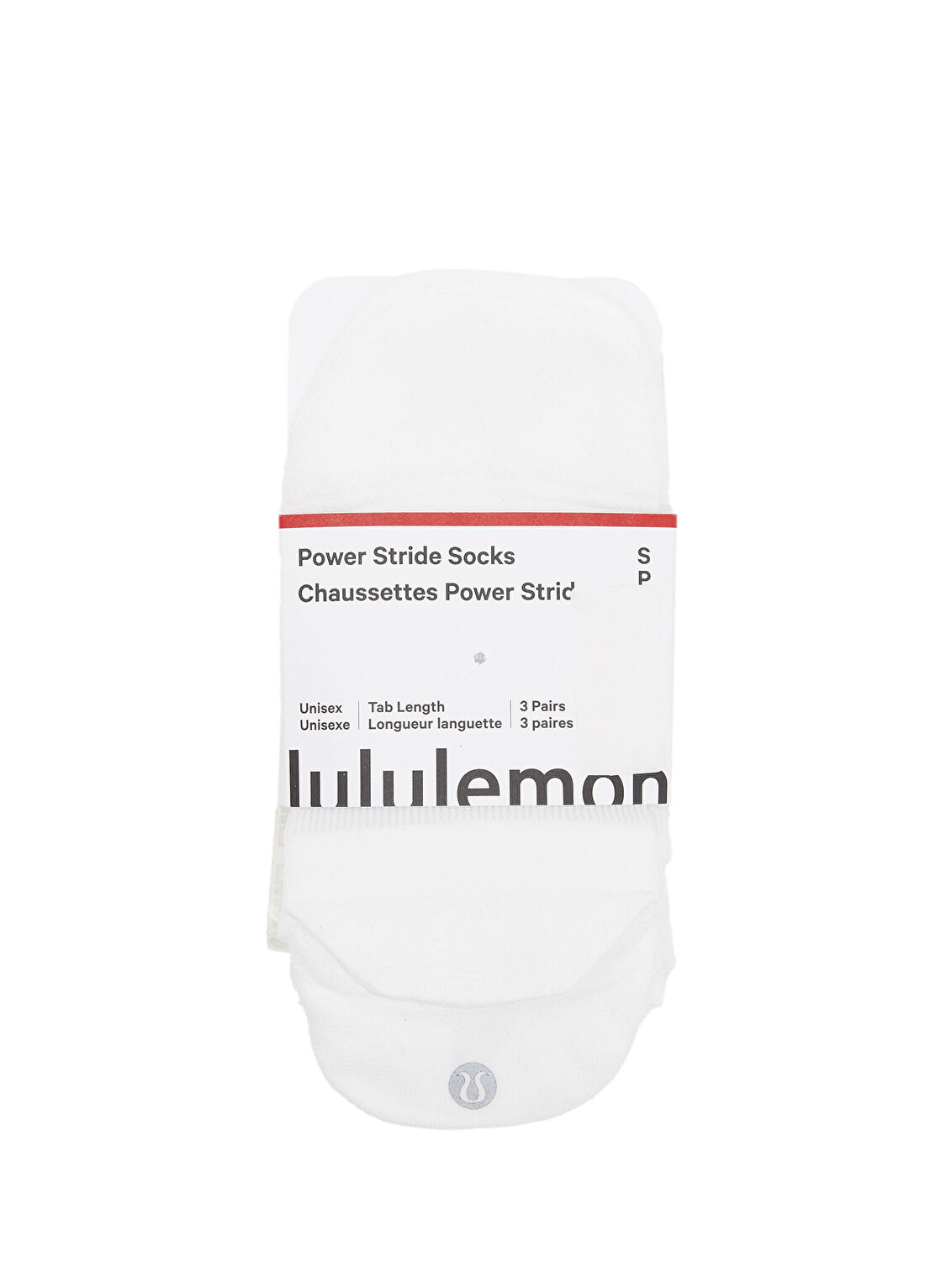 lululemon Power Stride Beyaz Kadın 3lü Çorap