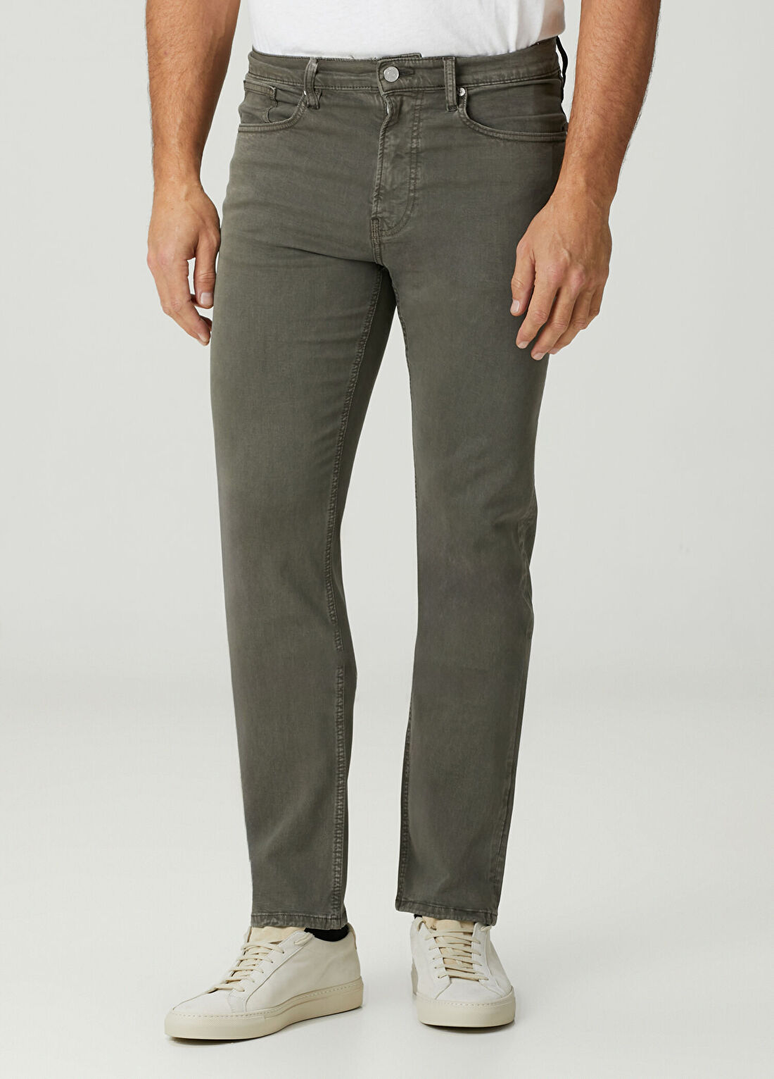 Frame Denim Açık Haki Jean Pantolon görsel 2