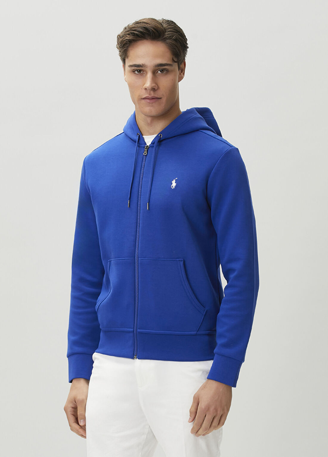 Polo Ralph Lauren Regular Fit Mavi Kapüşonlu Sweatshirt görsel 3