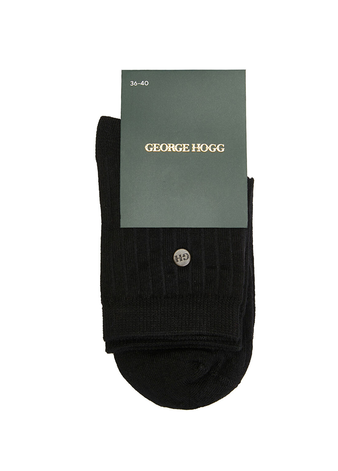 George Hogg Düz renk, bambu, soket çorap. 36-40 numara için uy görsel 3