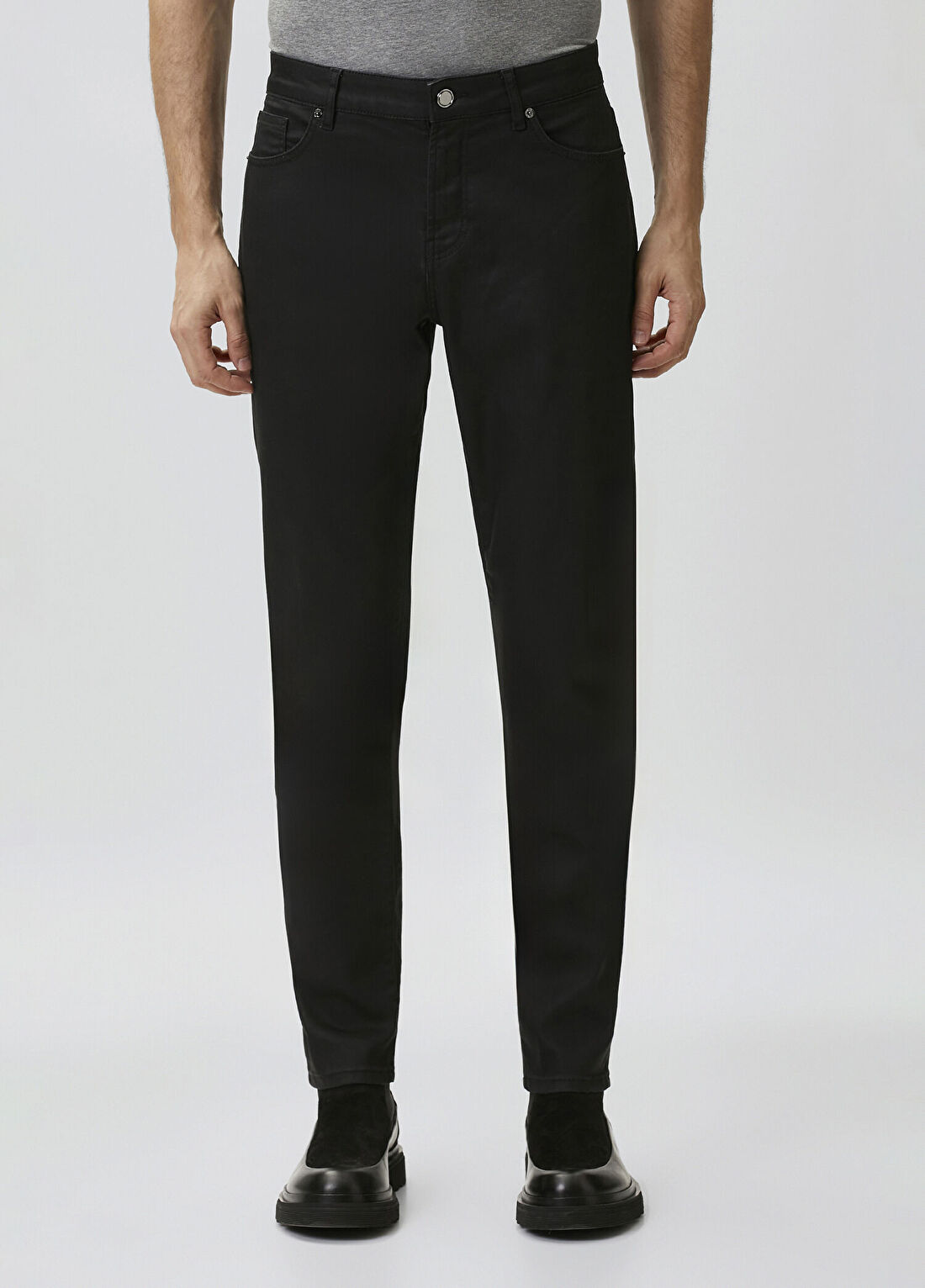Network Siyah Kaplamalı Denim Pantolon görsel 2