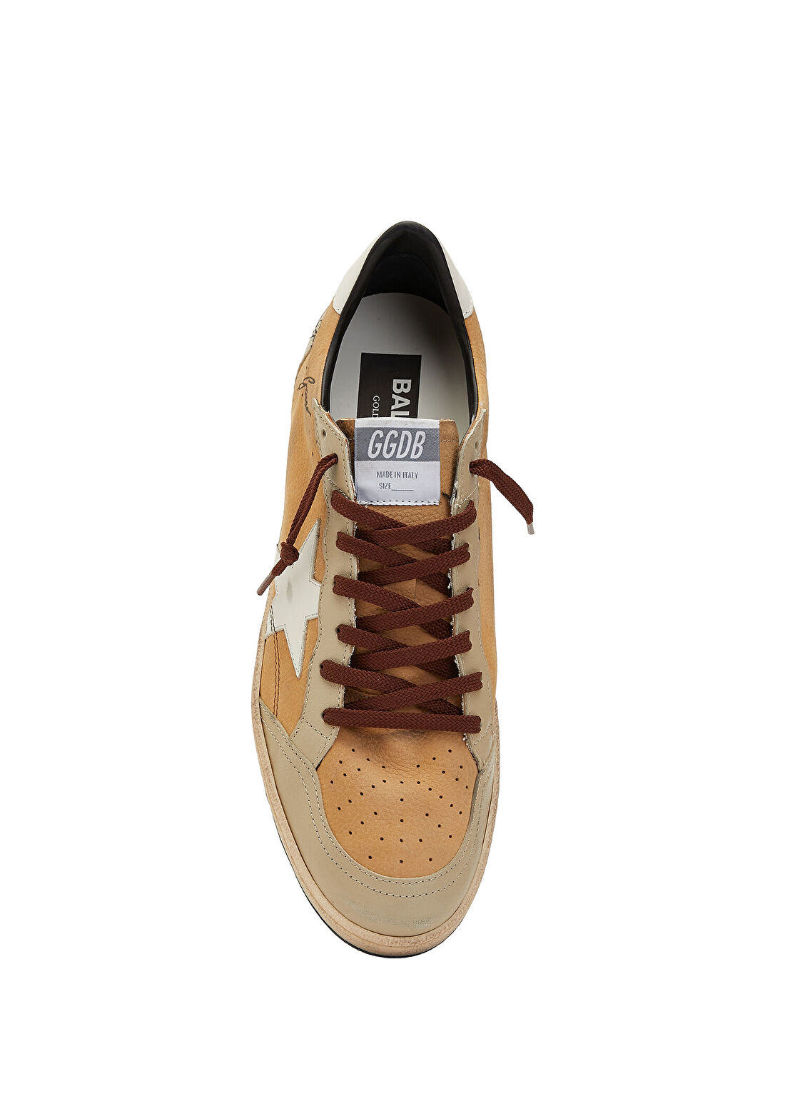Golden Goose Ball Star Erkek Deri Sneaker görsel 4