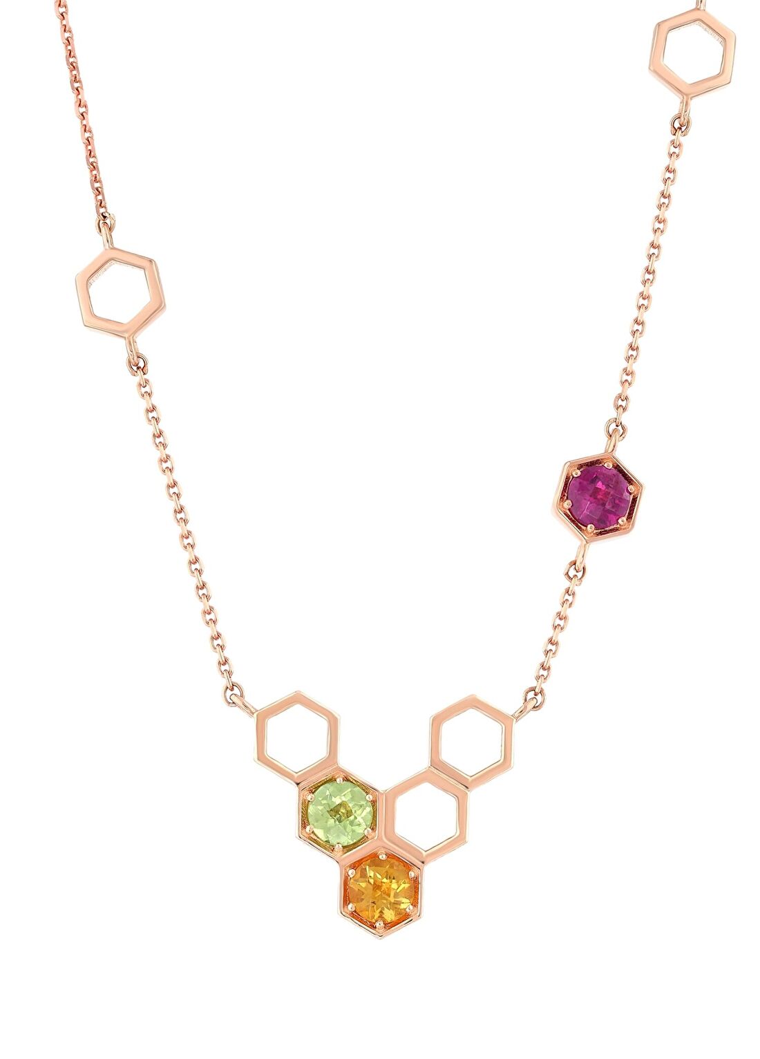 Bee Goddess Honeycomb Kadın Altın Kolye