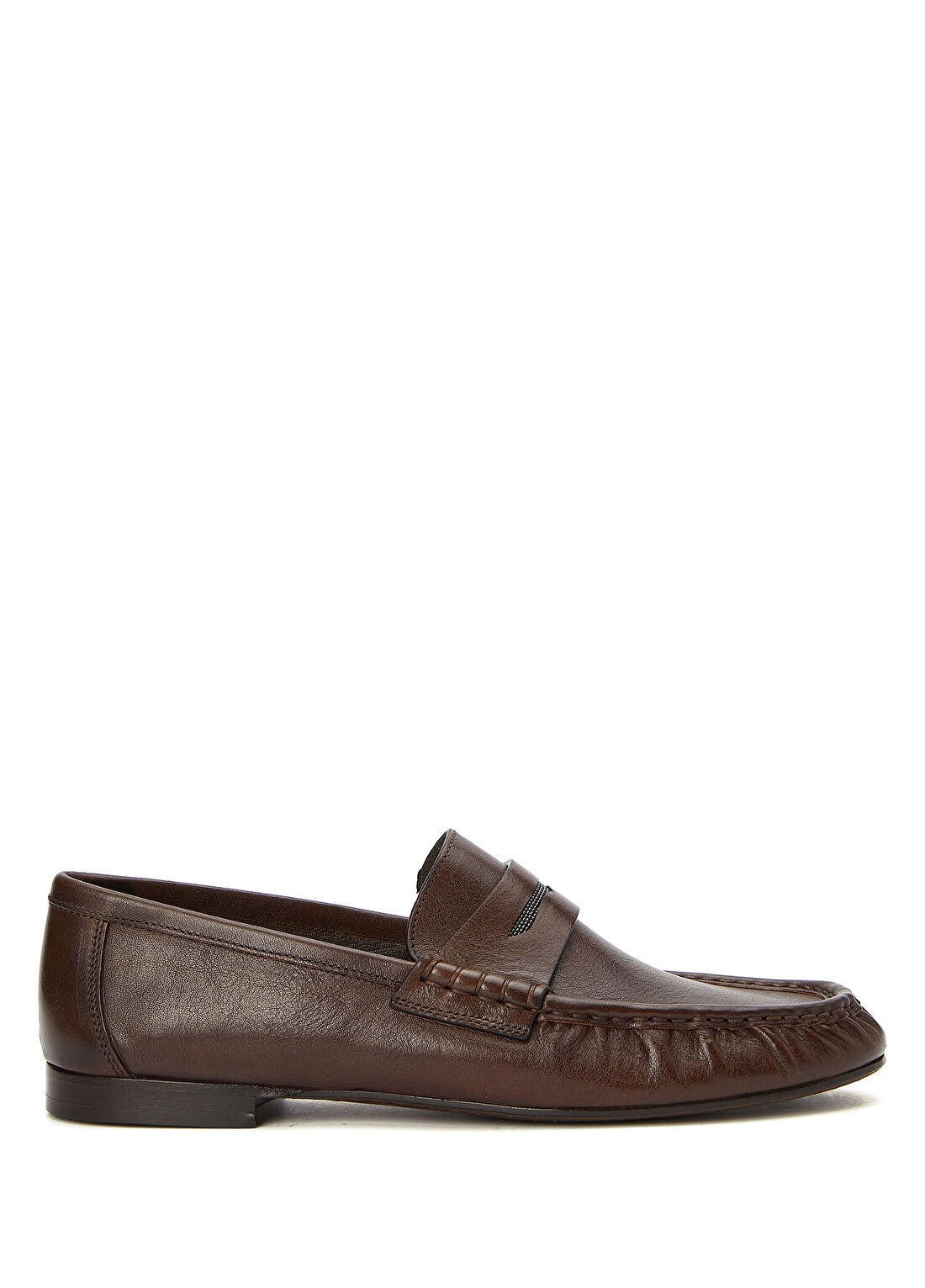 Brunello Cucinelli Kahverengi Kadın Deri Loafer