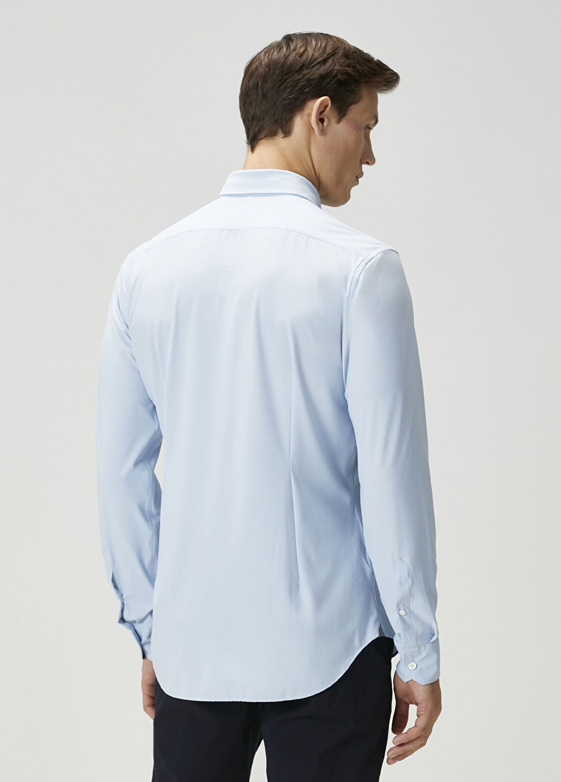 Corneliani Açık Mavi Gömlek görsel 4