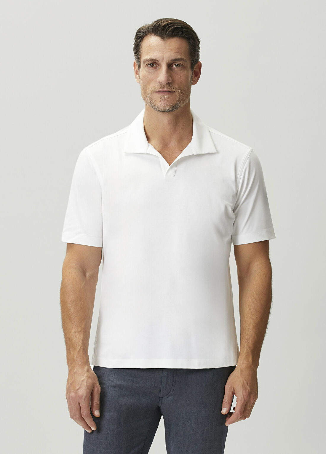 Maurizio Baldassari Beyaz Polo T-shirt