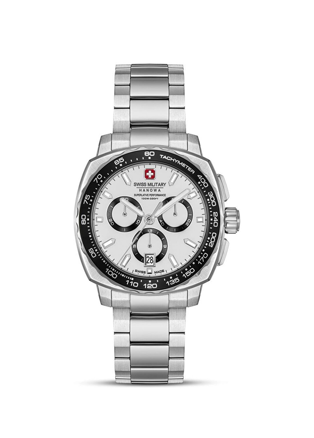 Swiss Military Hanowa SMWGI0006801 Gri Çelik Erkek Kol Saati