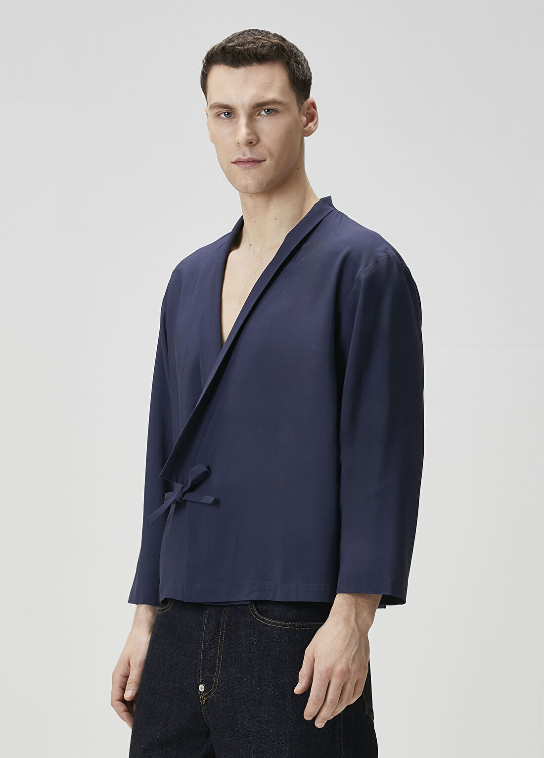 Kenzo Lacivert Kimono Ceket görsel 3