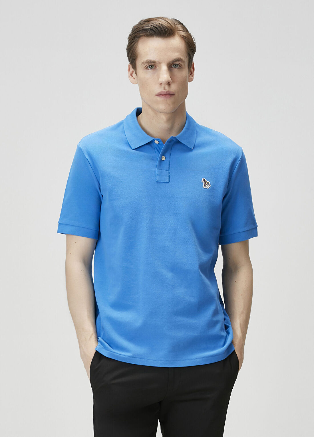 PS Paul Smith Mavi Polo Yaka T-shirt