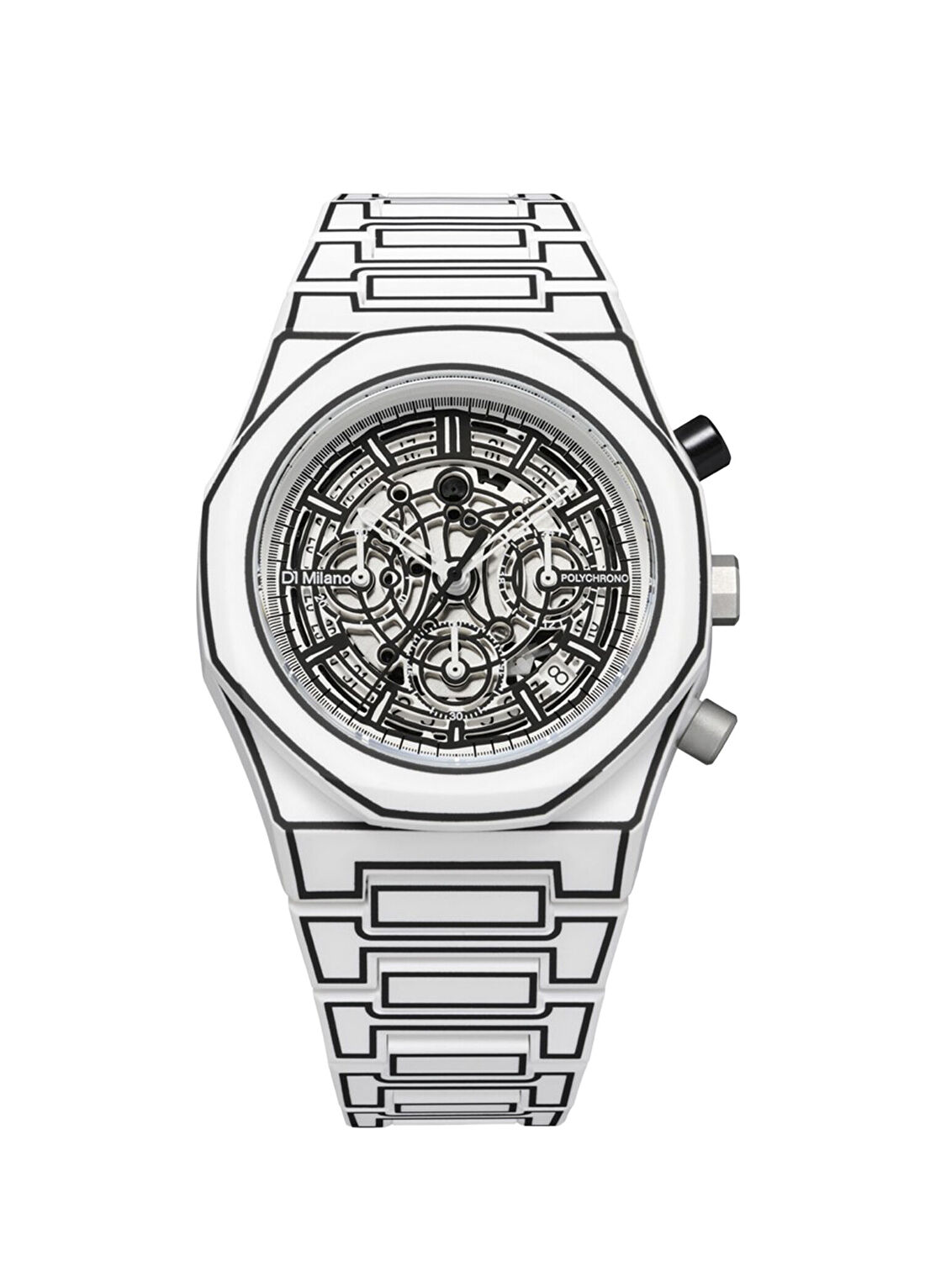 D1 Milano White Sketch PHBJ13 Erkek Kol Saati