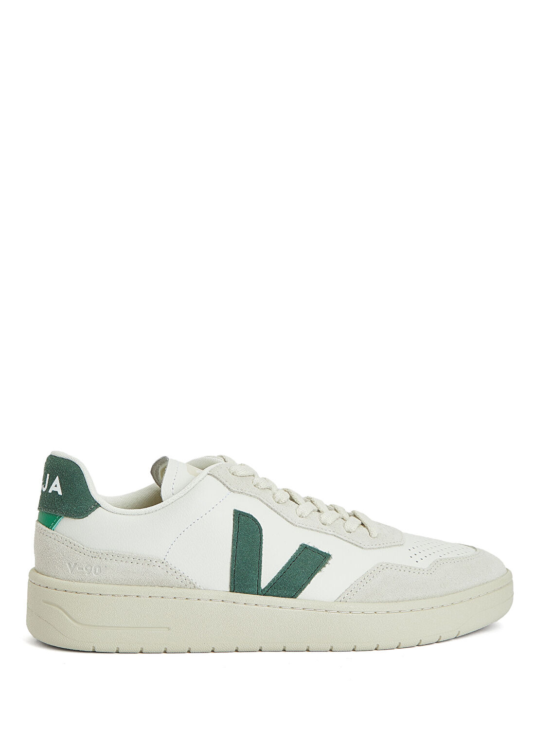 Veja V-90 Beyaz Yeşil Erkek Deri Sneaker