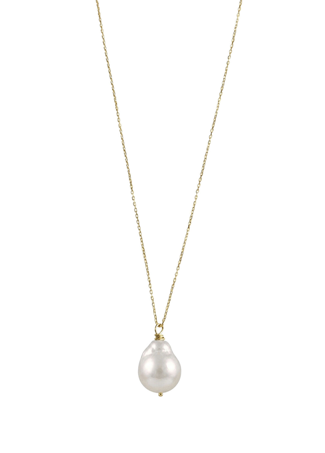 Ecru Atelier Marie Gold 925 Ayar Gümüş Altın Kaplama Kadın İnci Kolye