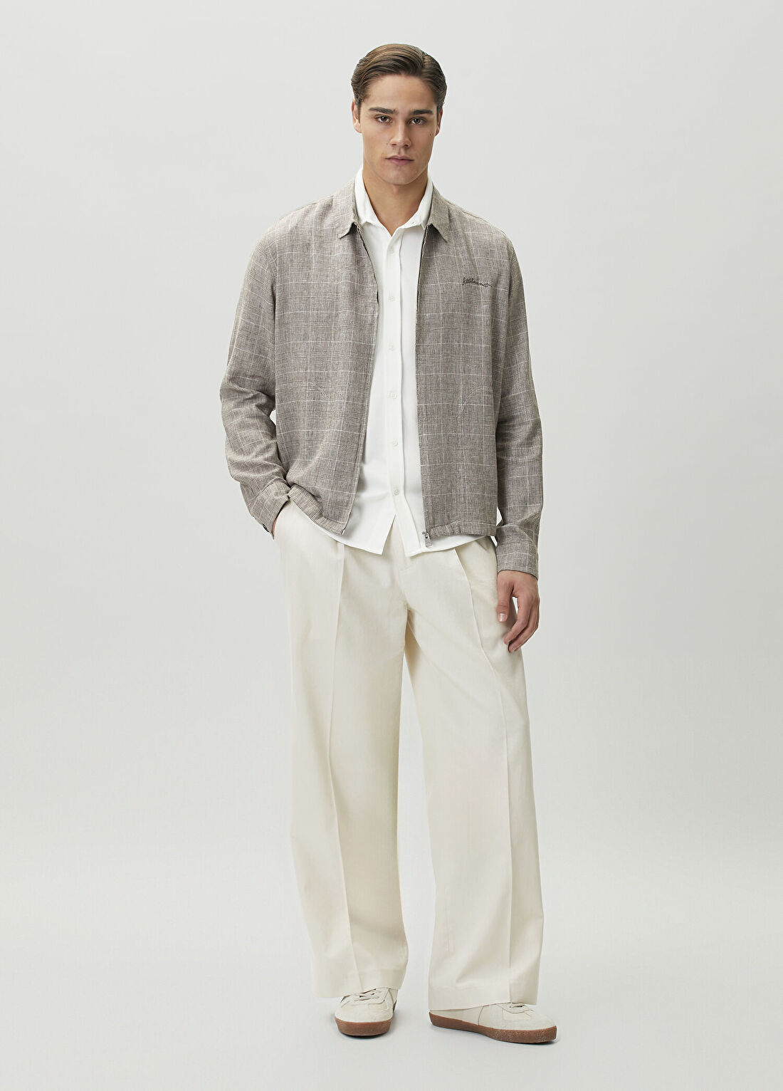 AllSaints Midas Krem Pantolon