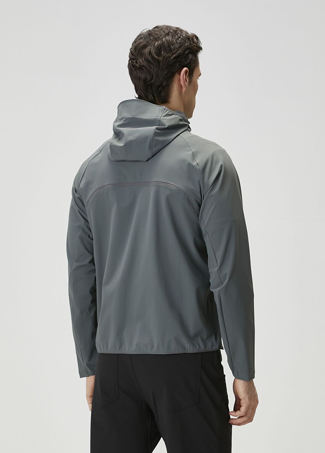 lululemon Pace Gri Kapüşonlu Ceket görsel 4