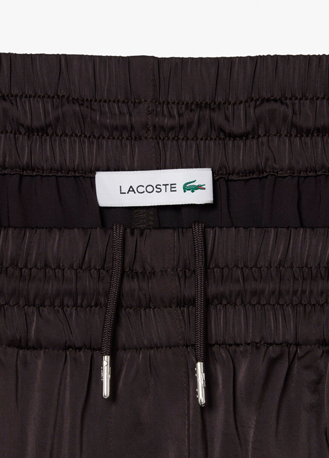Lacoste Kahverengi Oversize Fit Bol Paça Kadın Pantolon görsel 3