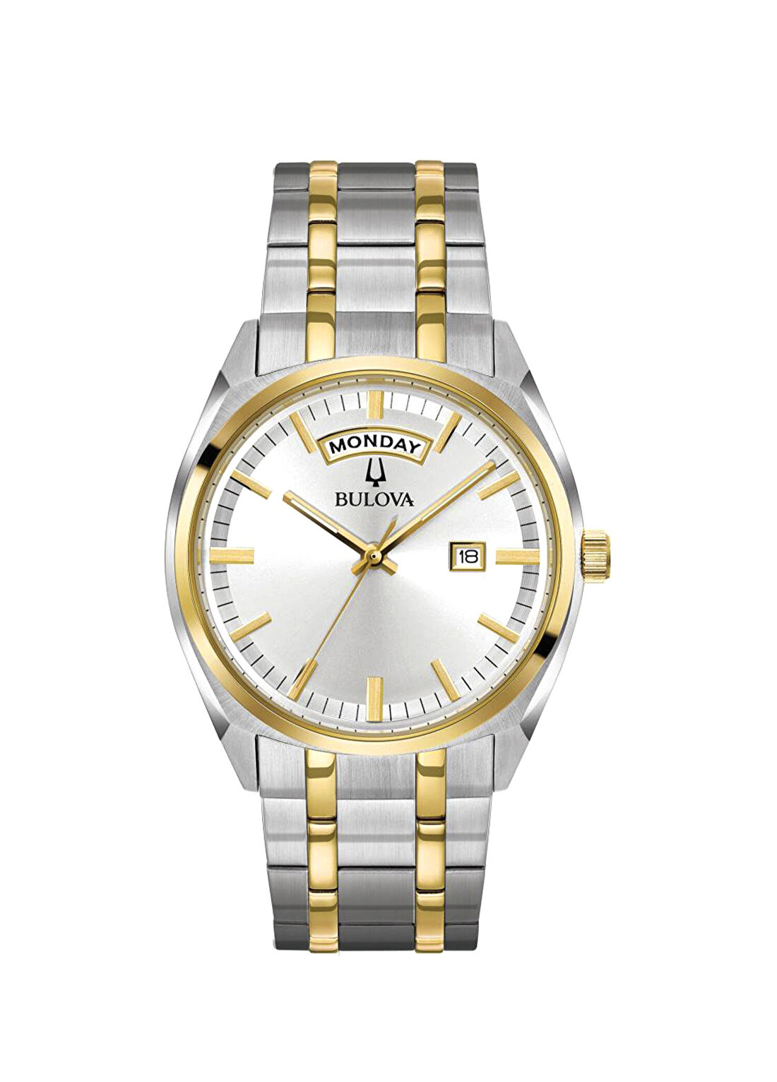 Bulova 98C127 Gri Altın Rengi Çelik Erkek Kol Saati