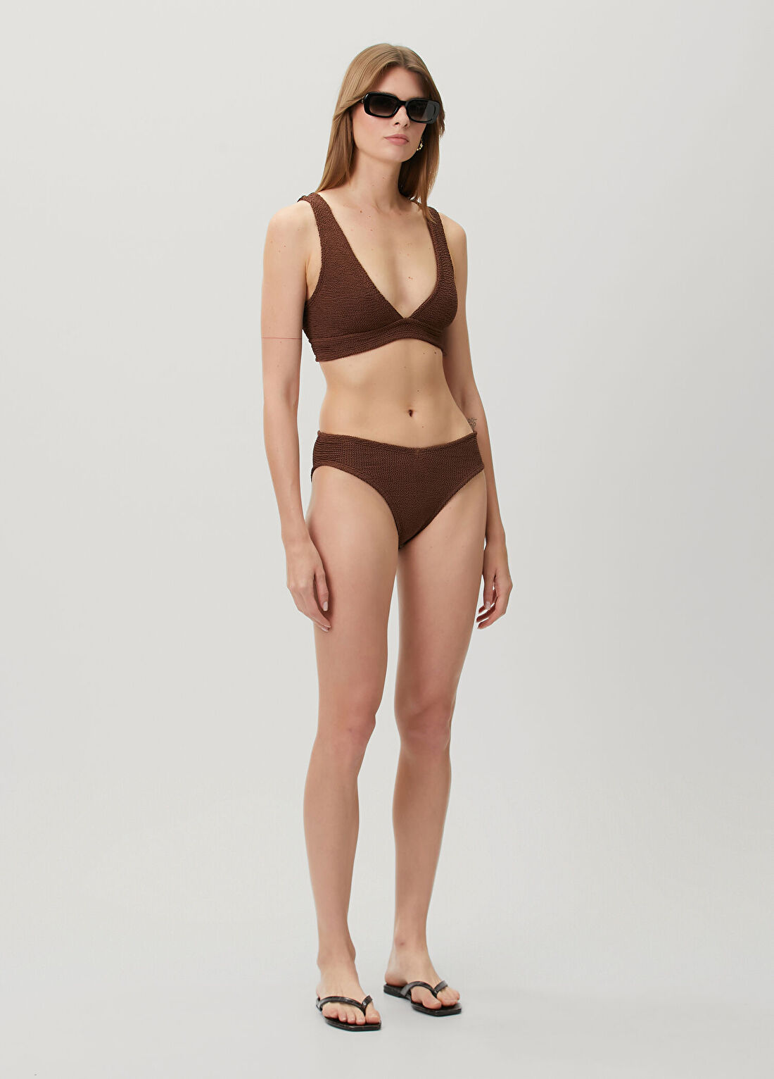Hunza G Angel Kahverengi Bikini Takımı