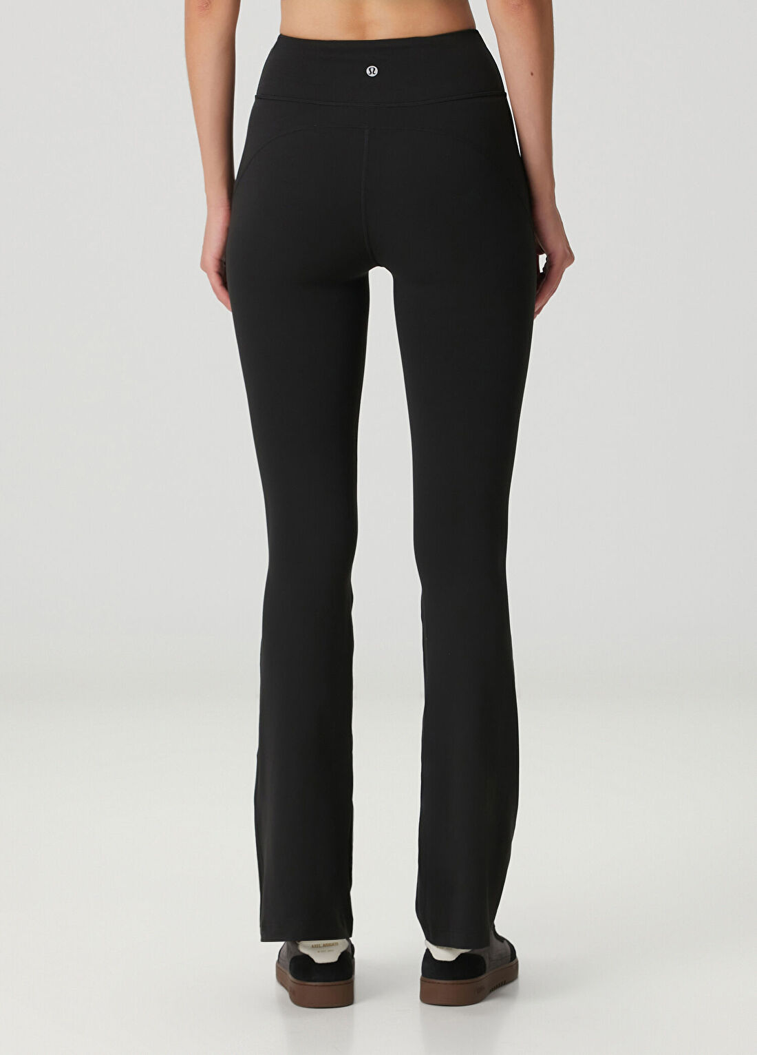 lululemon Groove Nulu High Rise Flare Siyah Tayt görsel 4